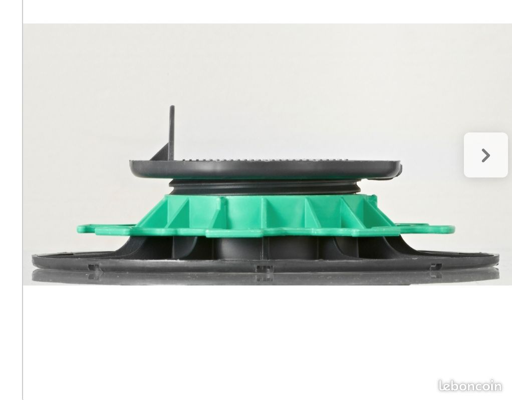 Lot de 8 plots pour terrasse bois H.40/60 mm (image 1)