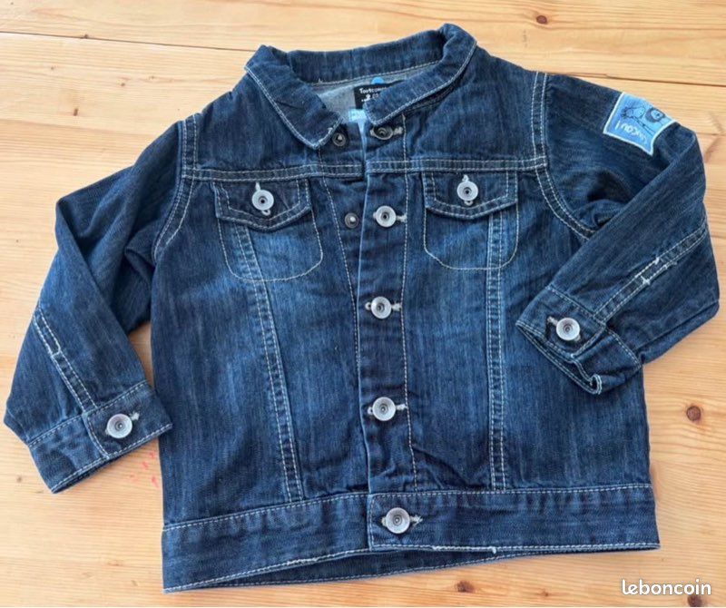 Veste en jeans taille 24 mois (image 1)