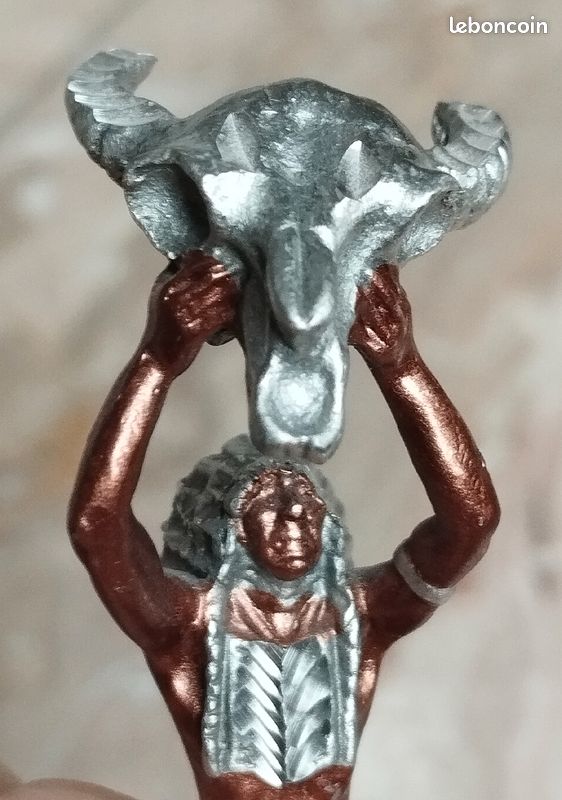 Rare Figurine indienne 1993 en étain fin (image 3)