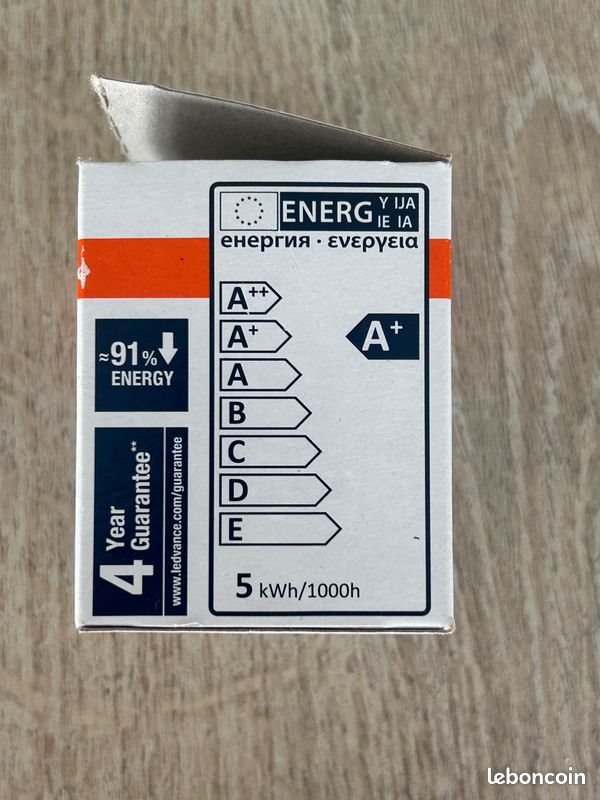 Ampoule Osram GU10 4,2W LED 120° (image 2)