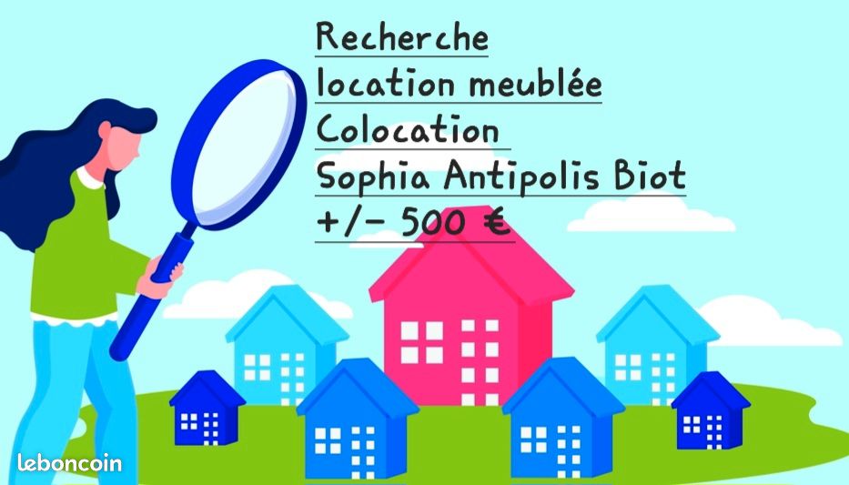 Appartement 2 pièces 20 m² · à Biot · 20 m² · 500 €