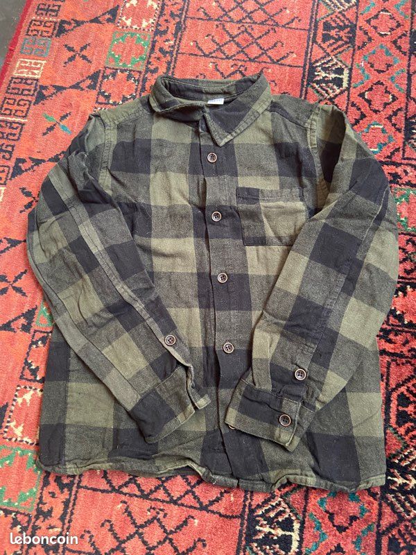 Lot chemises garçon 8 ans TBE marques diverses (image 3)