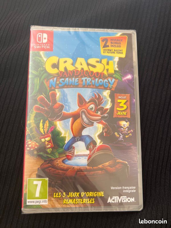 Jeu switch crash bandicoot neuf (image 1)