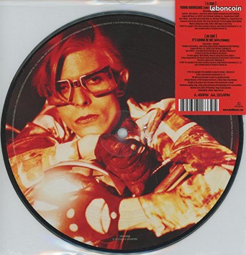 Vinyl 7" pict disc, David Bowie "young Américans" (image 2)