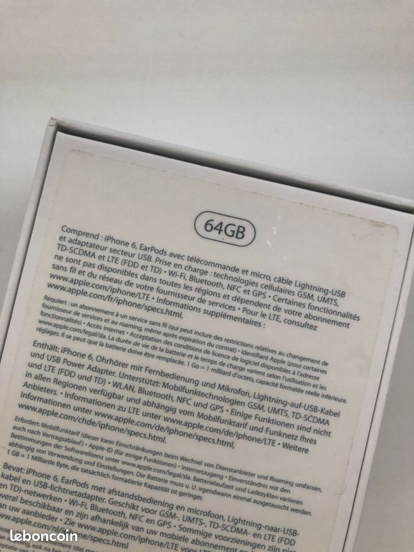 Iphone 6 doré 64 gb (image 4)