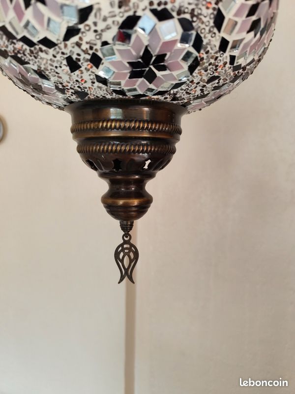 Lampe orientale en mosaïque artisanal (image 7)