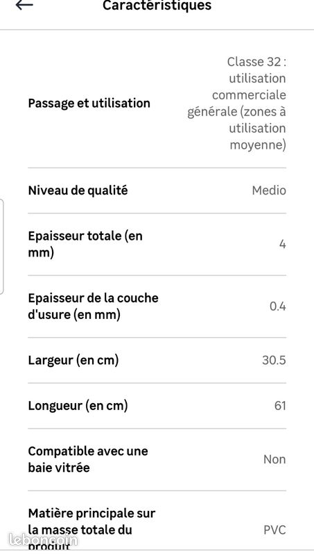 Dalle pvc clipsable (image 1)
