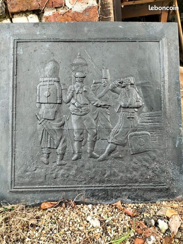 Plaque de cheminée fonte (image 3)