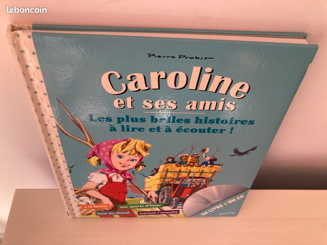 DVD EMBARQUEMENT IMMÉDIAT ET LIVRE CAROLINE ET SES AMIS P PROBST - Caroline à la ferme - aux sports d'hiver - fait du cheval - mène l'enquête - Pierre PROBST HACHETTE (image 11)
