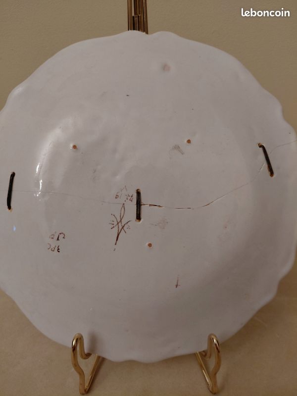 6 assiettes Saint - Sever vintage (image 10)