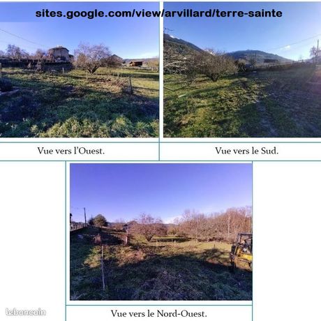 Vente terrains constructibles à Arvillard