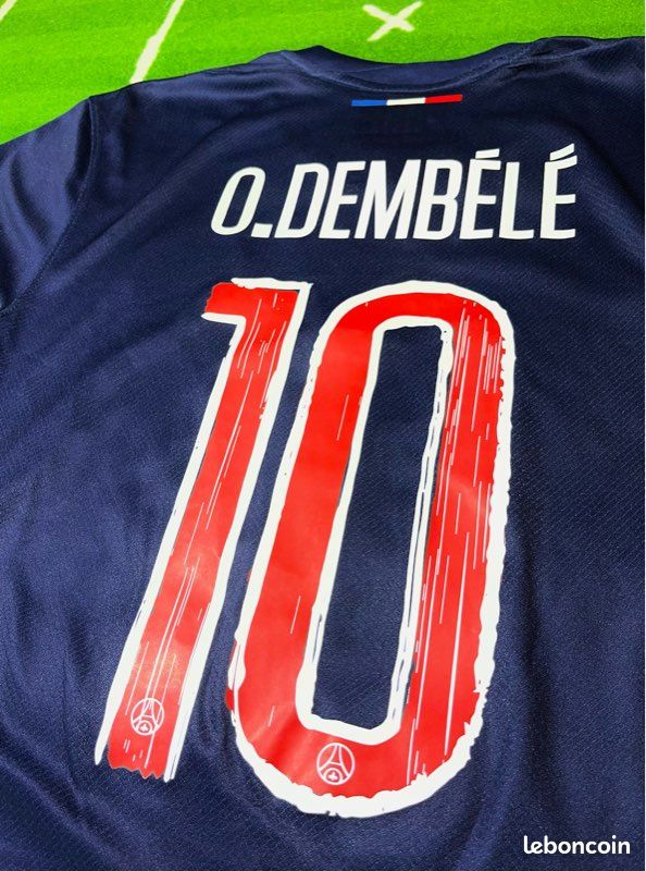 2025/26 PSG Authentic Home UCL Jersey #10 Dembélé