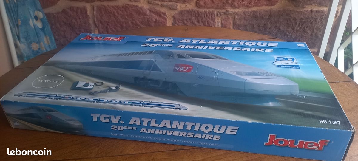Train électrique TGV à L’échelle HO – Modèle D’occasion, Réplique De TGV