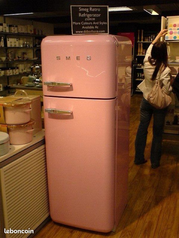 Frigo smeg rose rétro vintage À RÉCUPÉRER AUJOURD’HUI (image 8)
