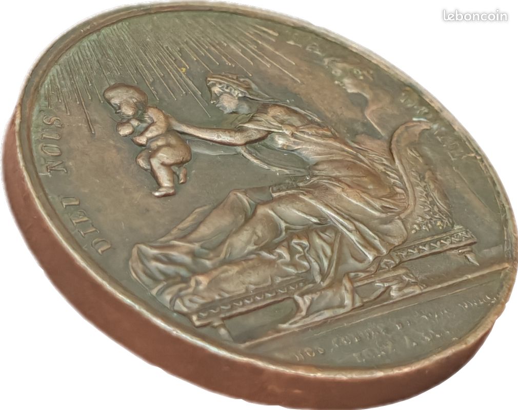 Médaille Naissance du roi Henri V 1820 (image 3)