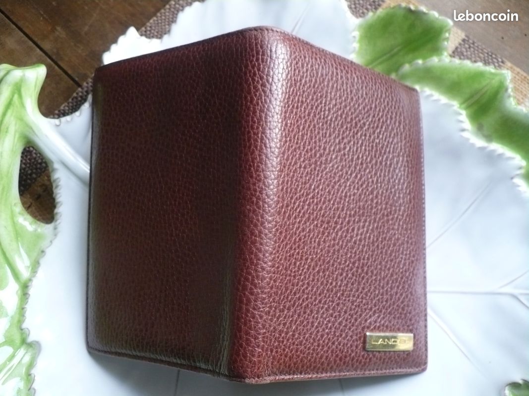 Porte feuille/Pore carte LANCEL Marron (image 6)