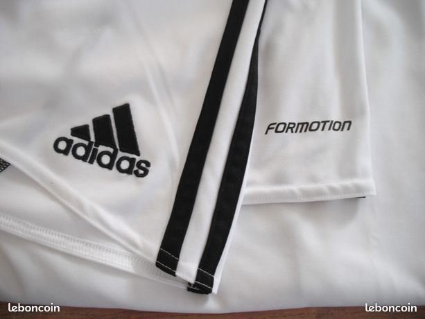 Maillot de foot + short blanc adidas (image 4)