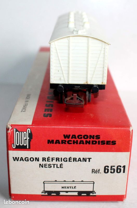 Wagon Frigorifique Jouef HO Réf 6761 - Gervais Findus, échelle HO, Neuf
