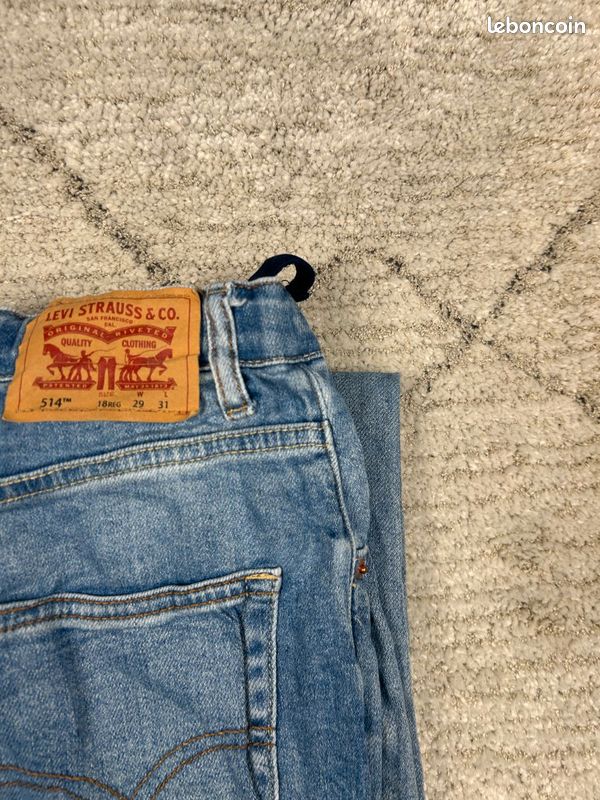 Levi's Jean Lévis 10 ans Bleu - Vêtements Jeans droit Enfant 15,00