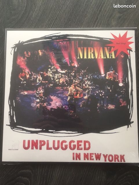 Vinyle Nirvana – MTV Unplugged (LP rouge) (image 1)