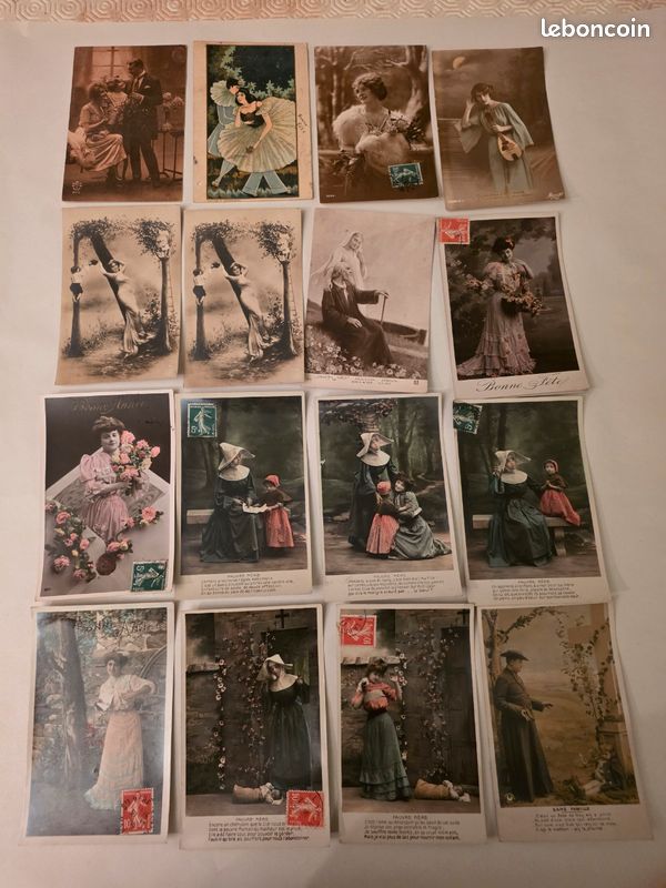 Album De 390 Cartes Postales Anciennes Thème Femmes Début 1900 - Collection Vintage