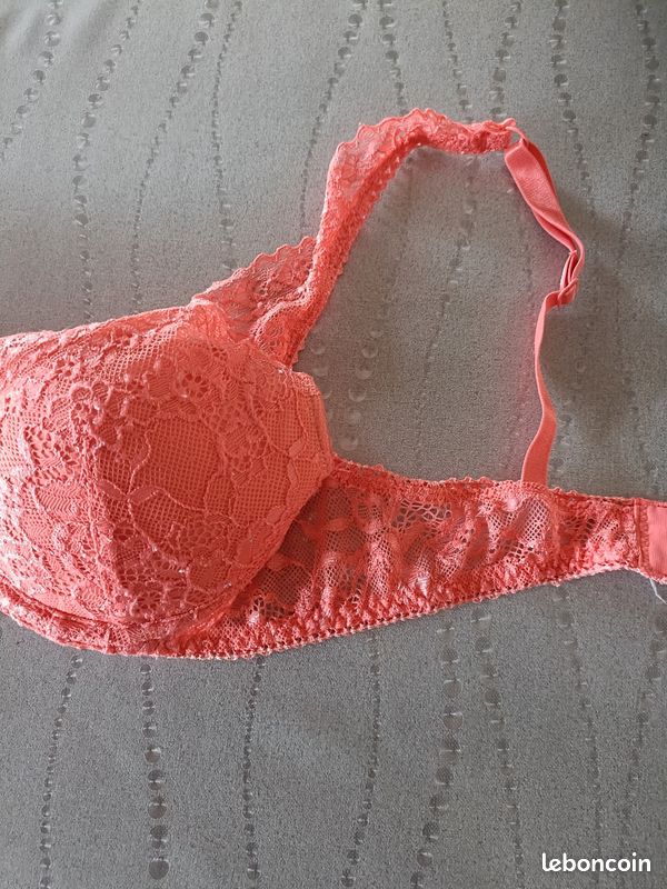 Soutien-gorge Soie Corail Eres Loulou - Taille 85B (US 32B), Neuf Avec étiquettes