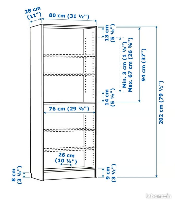 Étagère billy ikea (image 3)