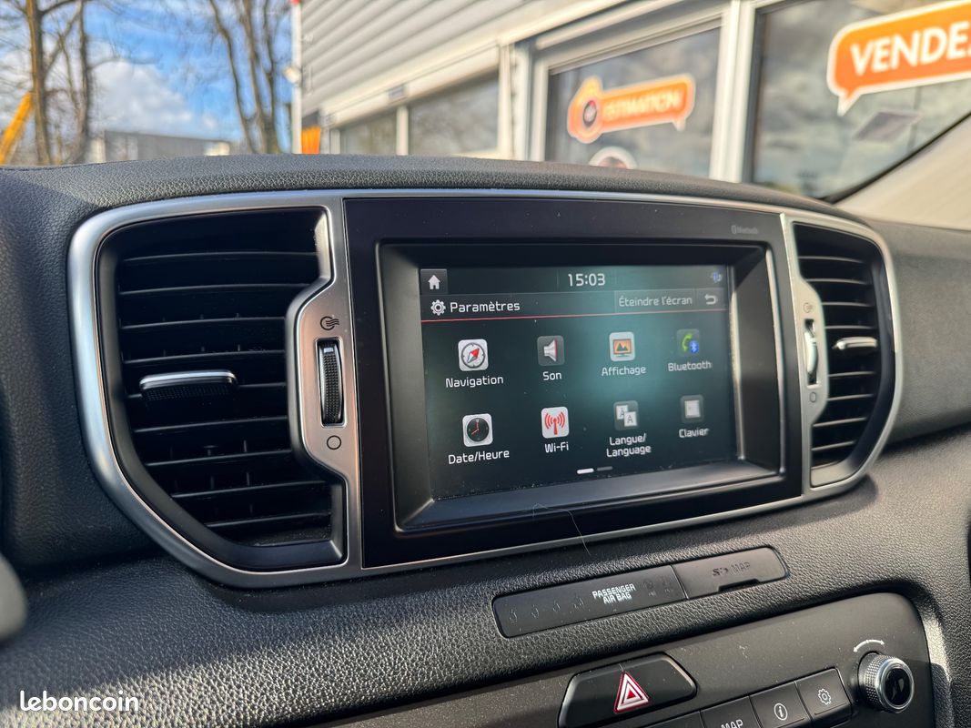 KIA Sportage 1.7 CRDI 140CH PRO ACTIVE 4X2 DCT BVA – CAMÉRA DE RECUL – APPLE CARPLAY – DRIVE MODE (image 20)