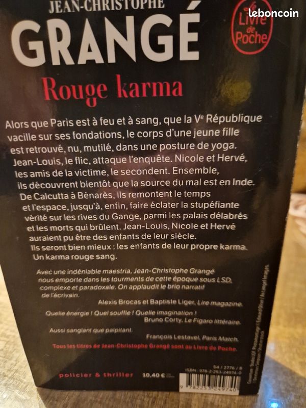Livres - Grangé Jean-Christophe (image 13)