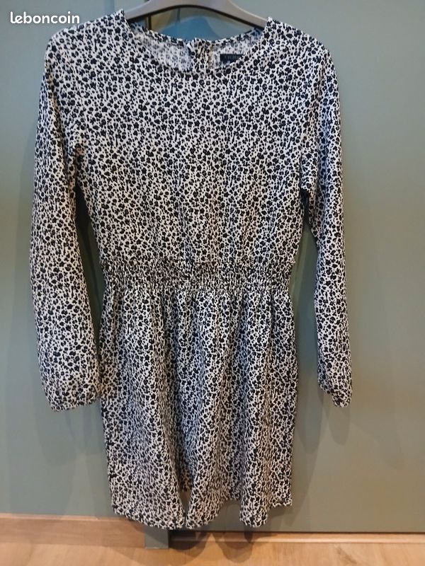 VOIR ABS superbe robe IKKS 12 ANS PATCHWORK A PANS EXCELLENT ETAT