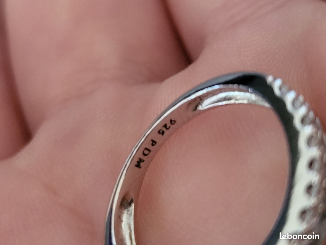 Bague Argent Sterling Taille 50 - Occasion - Poinçonnée