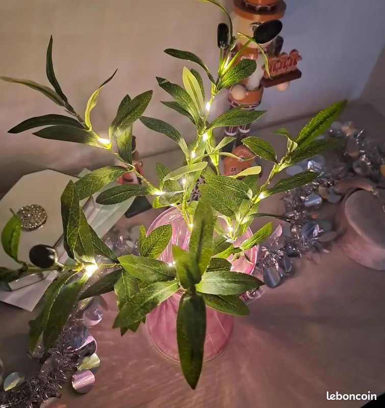 1 branche d’Olivier LED Déco - Ambiance Chaleureuse (image 7)