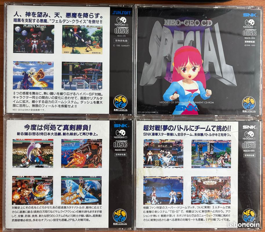 NeoGeo CD complete + 2 manettes + 4 jeux (image 15)