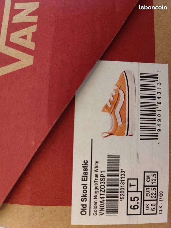 Chaussures garçon Vans pointure 22.5 (image 2)