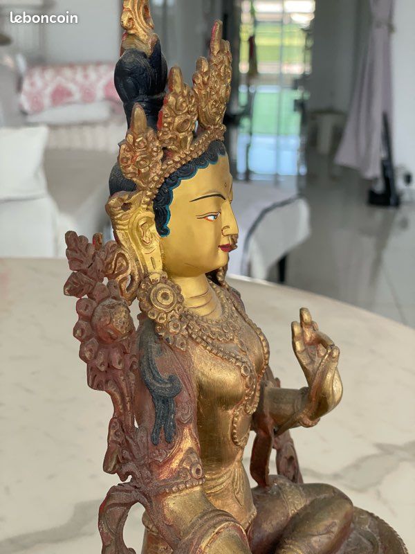 Statue bouddhiste Green Tara (image 2)