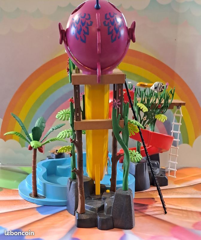 Playmobil Family Fun - Parc aquatique avec toboggans 70609 (image 4)