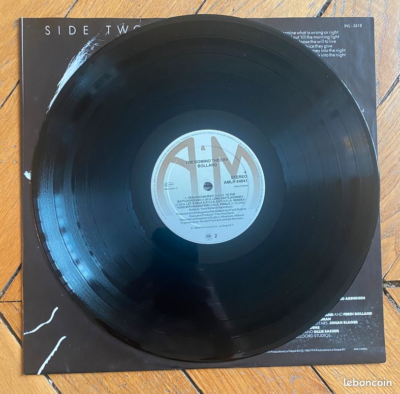 Vinyle - Bolland - The Domino Theory - AMLH 64941 (image 8)