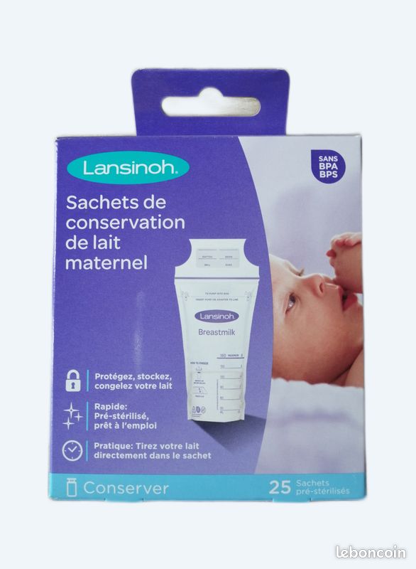Sachats de conservation de lait maternel (image 1)