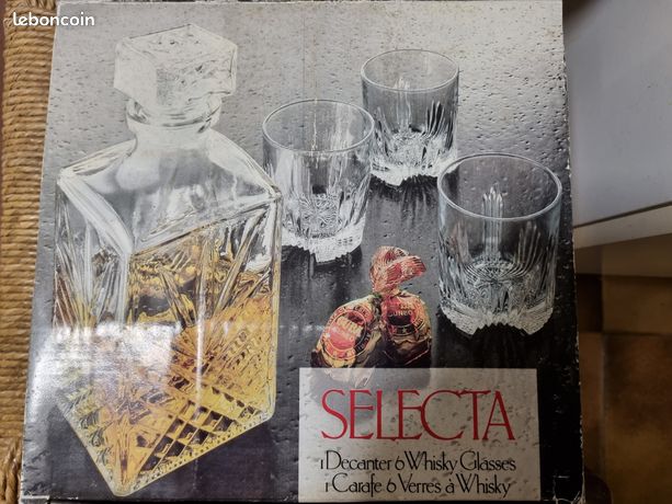 Set à Whisky | 6 verres tulipe et carafe | En stock