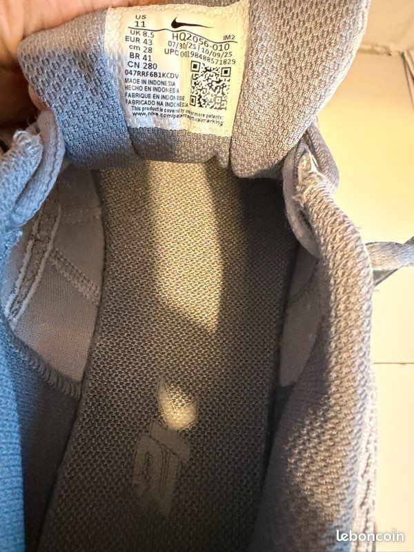 Nike Nike Air Max Moto 2K en 43 TBE (image 3)