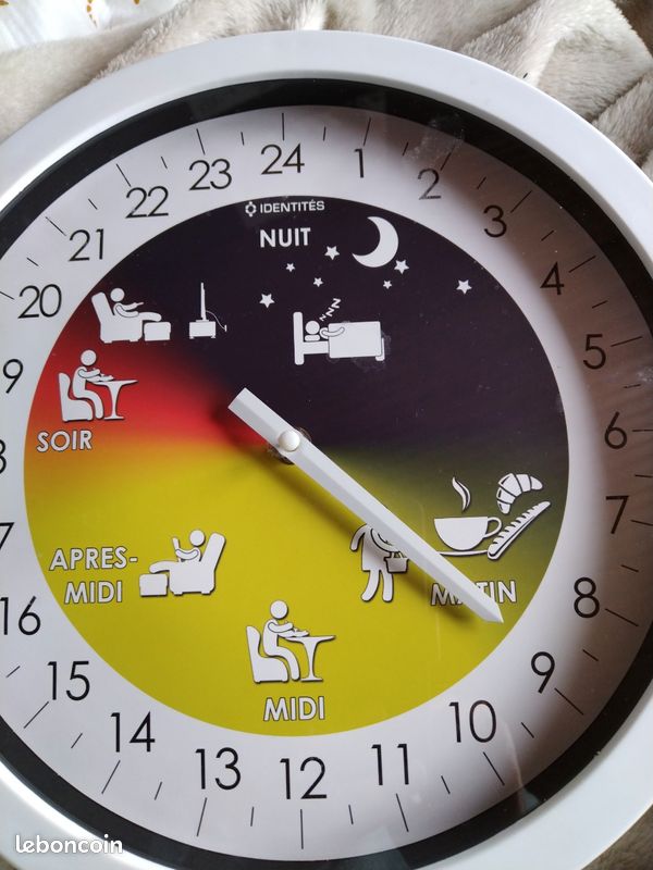 Pendule, horloge 24 h Décoration - Main Image