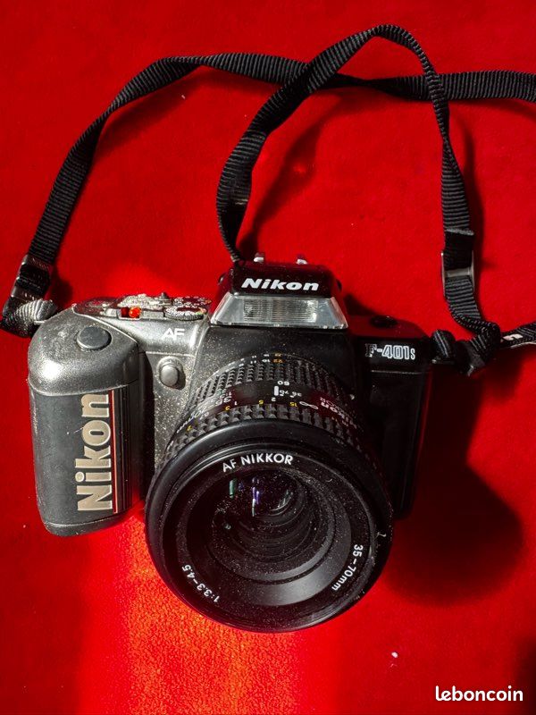 Appareil photo argentique Nikon F-401s + objectif AF Nikkor 35-70 mm (image 3)