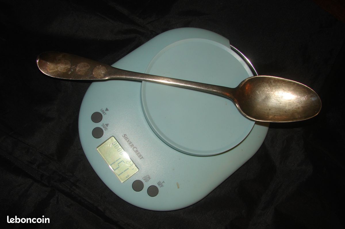 Cuillère à ragoût métal argenté