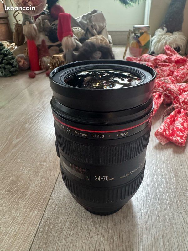 🎄 Objectif Canon Série L 24-70 mm f/2.8 🎁 (image 2)