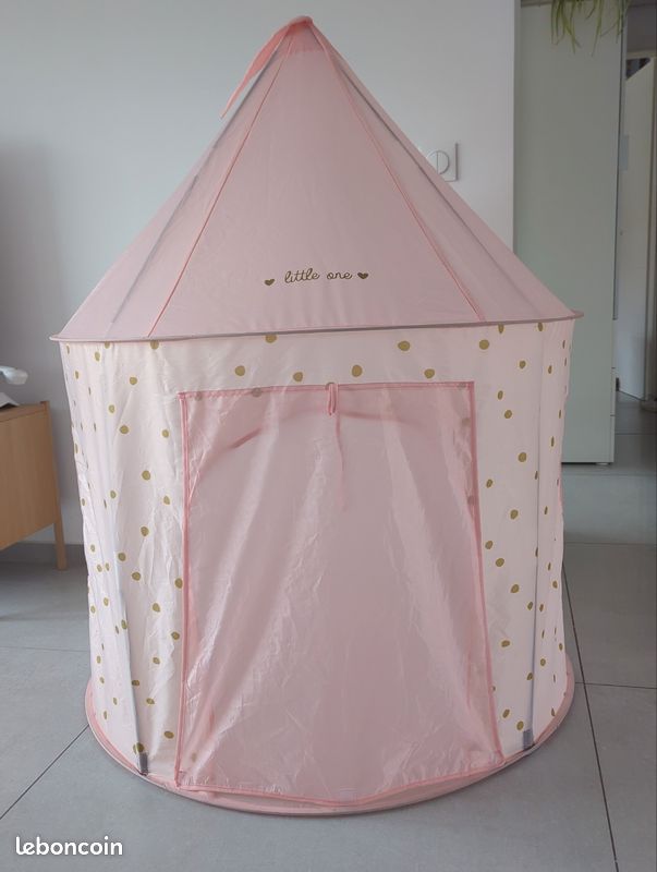 Tente de jeu princesse pliable rose Maison du monde (image 2)
