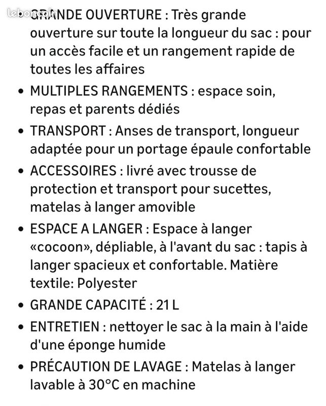 Sac a linger Béaba (image 11)