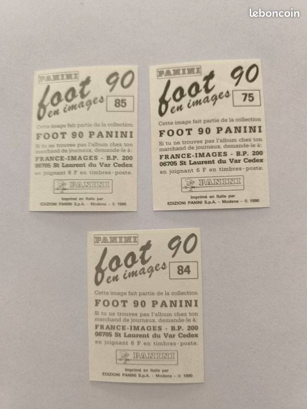 Lot de 5 stickers panini foot 94 Toulouse - Collection