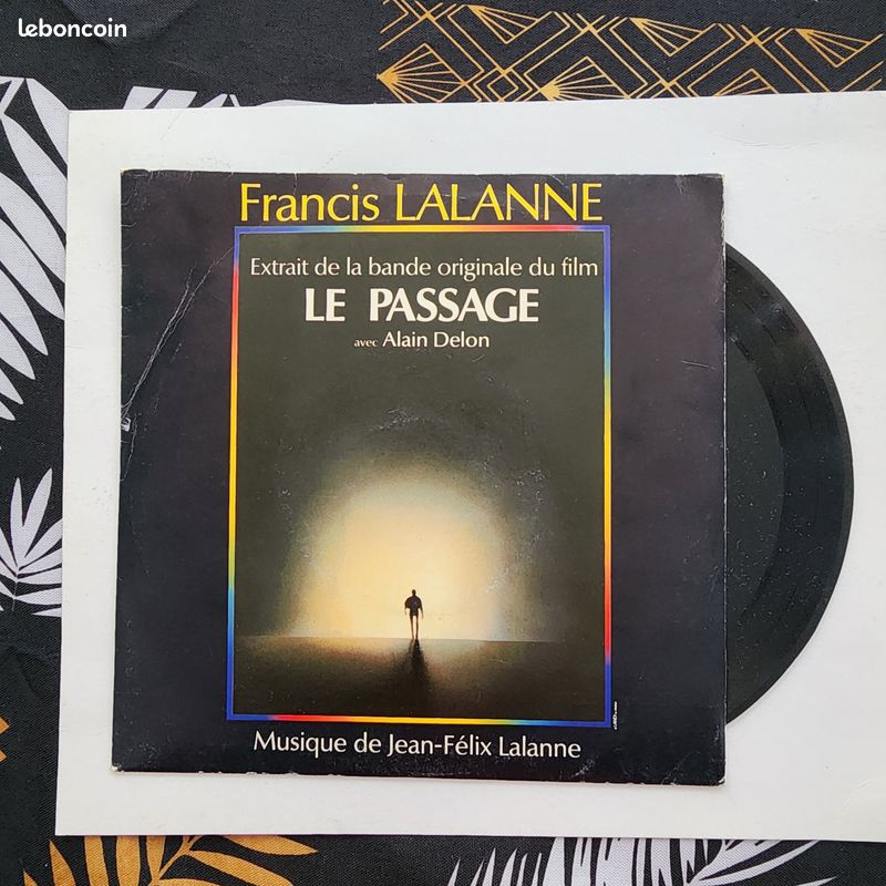 Francis Lalanne - Extrait De La Bande Originale Du Film Le Passage Avec Alain Delon - 45T (image 1)