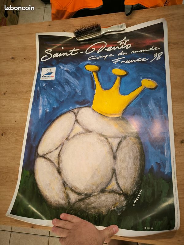 Affiche Originale Coupe Du Monde France 1998 - Saint-Denis