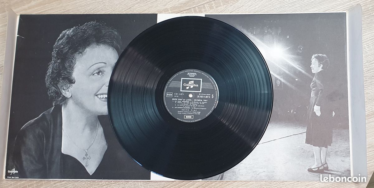 Vinyle 33 tours edith piaf en public (image 6)